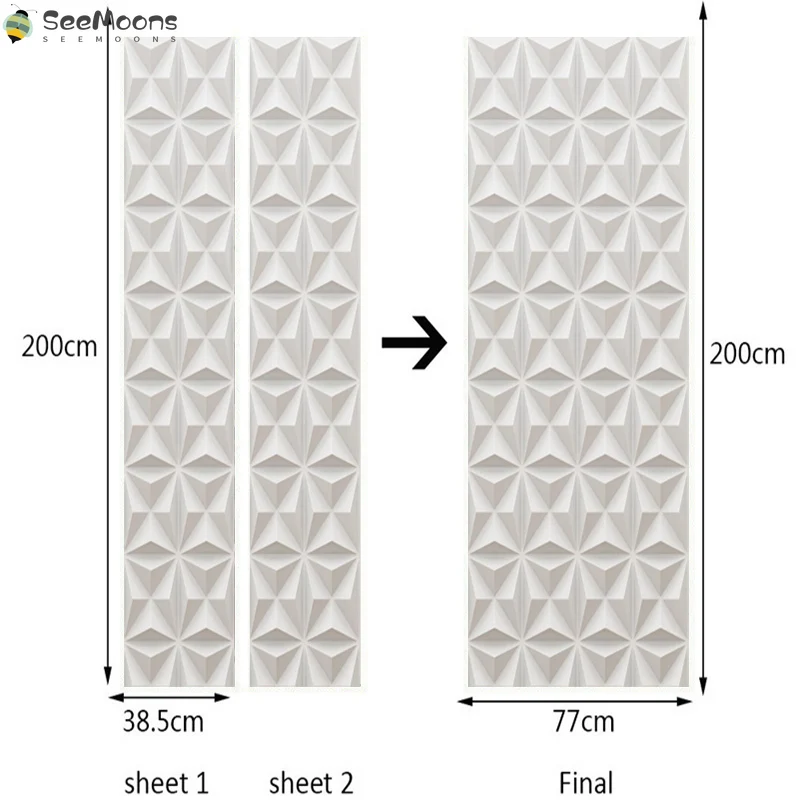 3D Stereo White Gypsum Texture Geometric Pattern Murals Wallpaper Modern Simple Living Room Home Decor PVC Art 3D Door Stickers
3D Stereo White Gypsum Texture Geometric Pattern Murals Wallpaper Modern Simple Living Room Home Decor PVC Art 3D Door Stickers
