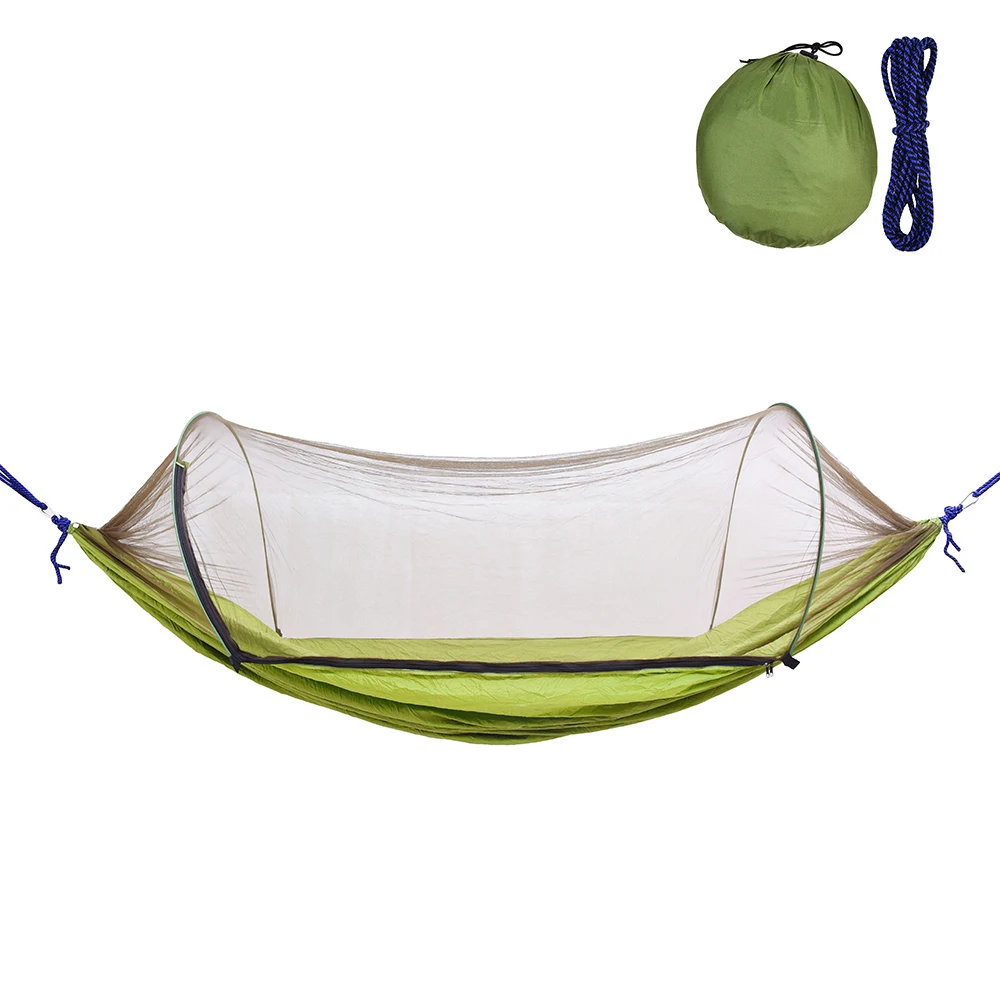 Outdoor Camping Hammock with Mesh Mosquito Bug Net Hanging Swing Sleeping Bed Hanging Swing Tree Tent
Outdoor Camping Hammock with Mesh Mosquito Bug Net Hanging Swing Sleeping Bed Hanging Swing Tree Tent