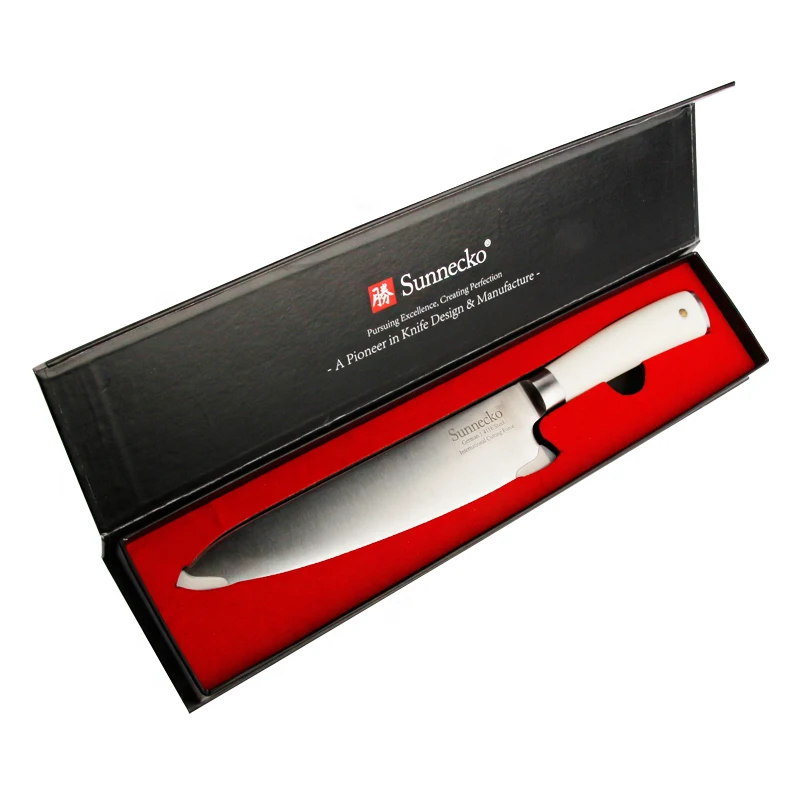 Sunnecko 8" inch Chef Knife Vegetable Meat Kitchen Knives High Carbon German 1.4116 Stainless Steel Handle With Gift Box
Sunnecko 8" inch Chef Knife Vegetable Meat Kitchen Knives High Carbon German 1.4116 Stainless Steel Handle With Gift Box