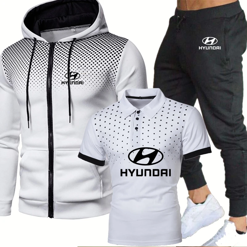 Men's Jacket suits HYUNDAI Car Logo Printed Gradient Spring Autumn Men's sweatshirt+short sleeve+sweatpants 3-piece set
Men's Jacket suits HYUNDAI Car Logo Printed Gradient Spring Autumn Men's sweatshirt+short sleeve+sweatpants 3-piece set