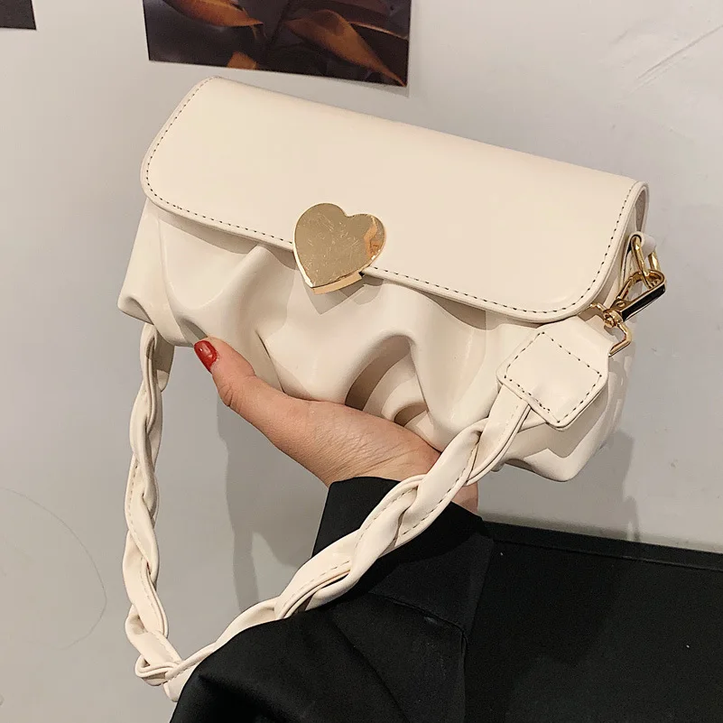 Luxury Leather Armpit Bag Fashion Lady Fold High Sense Small Bag Female 2021 New Brand Designer Casual Messenger Shoulder Bag
Luxury Leather Armpit Bag Fashion Lady Fold High Sense Small Bag Female 2021 New Brand Designer Casual Messenger Shoulder Bag