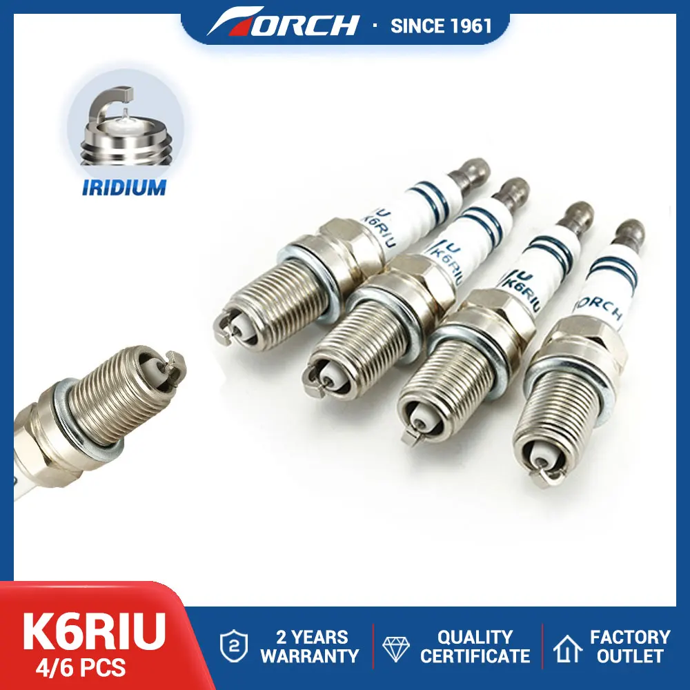 (pack of 4-6) Iridium Spark Plugs TORCH K6RIU/FR7DP/BKR6EIX/IK20/RC8WYPB4/NEON/ESCORT/FIESTA/ORION/SCORPIO/Y10/FELICIA
(pack of 4-6) Iridium Spark Plugs TORCH K6RIU/FR7DP/BKR6EIX/IK20/RC8WYPB4/NEON/ESCORT/FIESTA/ORION/SCORPIO/Y10/FELICIA