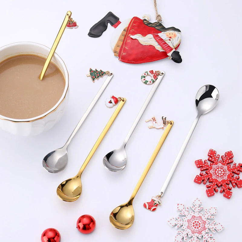 Stainless Steel Spoon Set Coffee Spoon Tea Dessert Ice Cream Accessories Bar Tools Long Handle Stirring Spoon Kitchen Dinnerware
Stainless Steel Spoon Set Coffee Spoon Tea Dessert Ice Cream Accessories Bar Tools Long Handle Stirring Spoon Kitchen Dinnerware