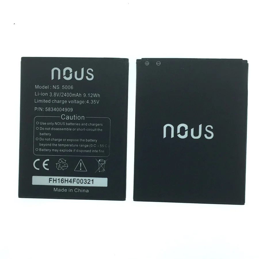 Original 2400mAh NS5006 Battery for Nous NS 5006 NS5006 Smartphone Battery+Tracking Number
Original 2400mAh NS5006 Battery for Nous NS 5006 NS5006 Smartphone Battery+Tracking Number
