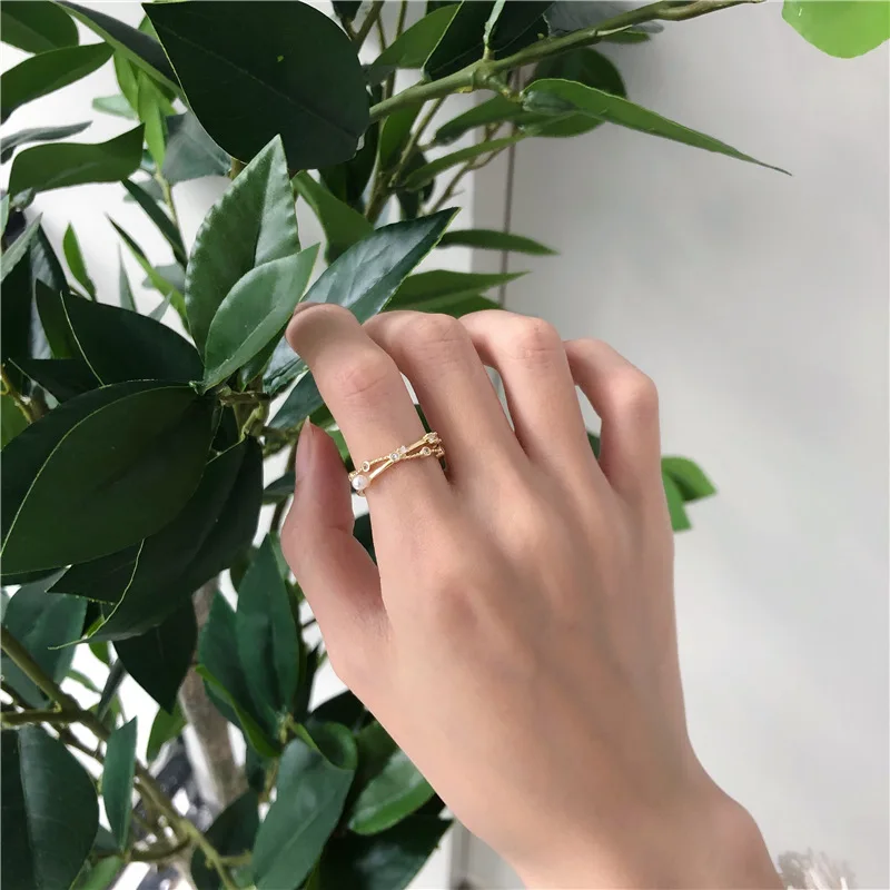 2020 New Korean Vintage Rings For Women Gold Openning With Pearl Rhinestone Girl Cute Rings Fashion Jewelry Accessory
2020 New Korean Vintage Rings For Women Gold Openning With Pearl Rhinestone Girl Cute Rings Fashion Jewelry Accessory
