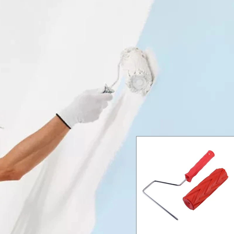 7 Inch Paint Brush House Painting Supplies Paint Tray Home Decoration Roller Texture Rubber Roller 
7 Inch Paint Brush House Painting Supplies Paint Tray Home Decoration Roller Texture Rubber Roller