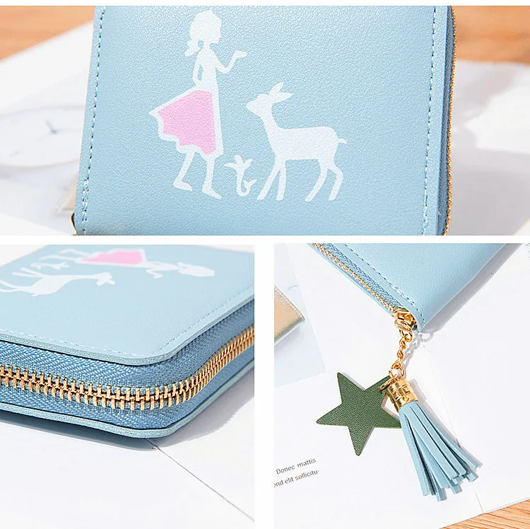 Women Short Tassel Wallet Cards Holder Lady Coin Purse Woman Wallets Purses Pocket Bag Girls Moneybags Poucht Mini Bags Cartoon
Women Short Tassel Wallet Cards Holder Lady Coin Purse Woman Wallets Purses Pocket Bag Girls Moneybags Poucht Mini Bags Cartoon