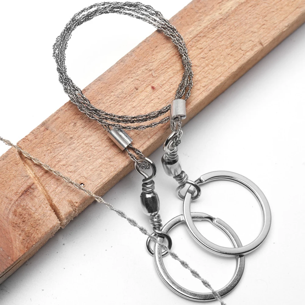 Wire Saw Durable Lightweight Emergency Survival Saw Pocket Saw with Rotatable Handle Camping Hiking Hunting Equipment
Wire Saw Durable Lightweight Emergency Survival Saw Pocket Saw with Rotatable Handle Camping Hiking Hunting Equipment