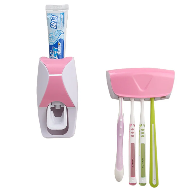 Automatic Toothpaste Dispenser Toothbrush Holder Storage Rack Wall Mounting Type Creative Rack Bathroom toothpaste squeezer
Automatic Toothpaste Dispenser Toothbrush Holder Storage Rack Wall Mounting Type Creative Rack Bathroom toothpaste squeezer