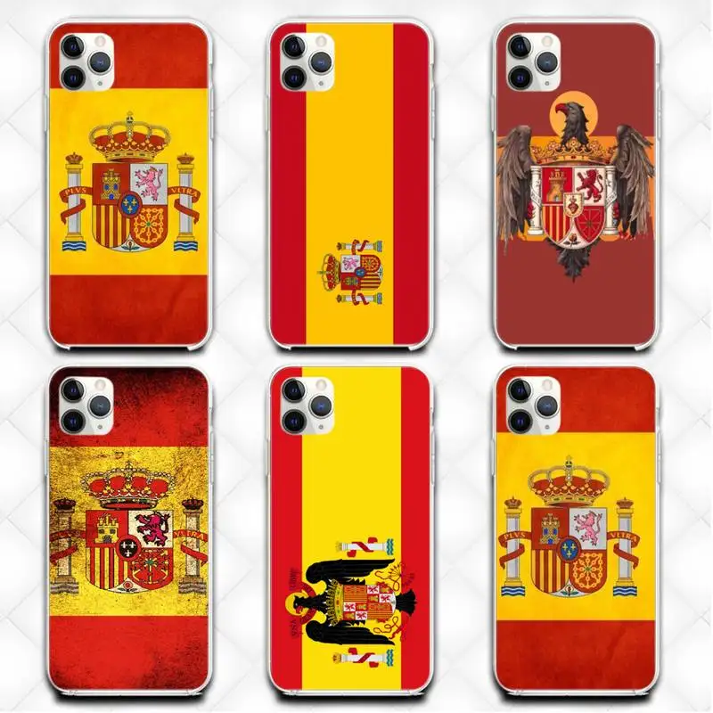 Spain Spanish Flag Phone Case Transparent Case For Iphone 6 6s 7 8 Plus XR X XS XSmax 11 12 Pro Mini Max
Spain Spanish Flag Phone Case Transparent Case For Iphone 6 6s 7 8 Plus XR X XS XSmax 11 12 Pro Mini Max