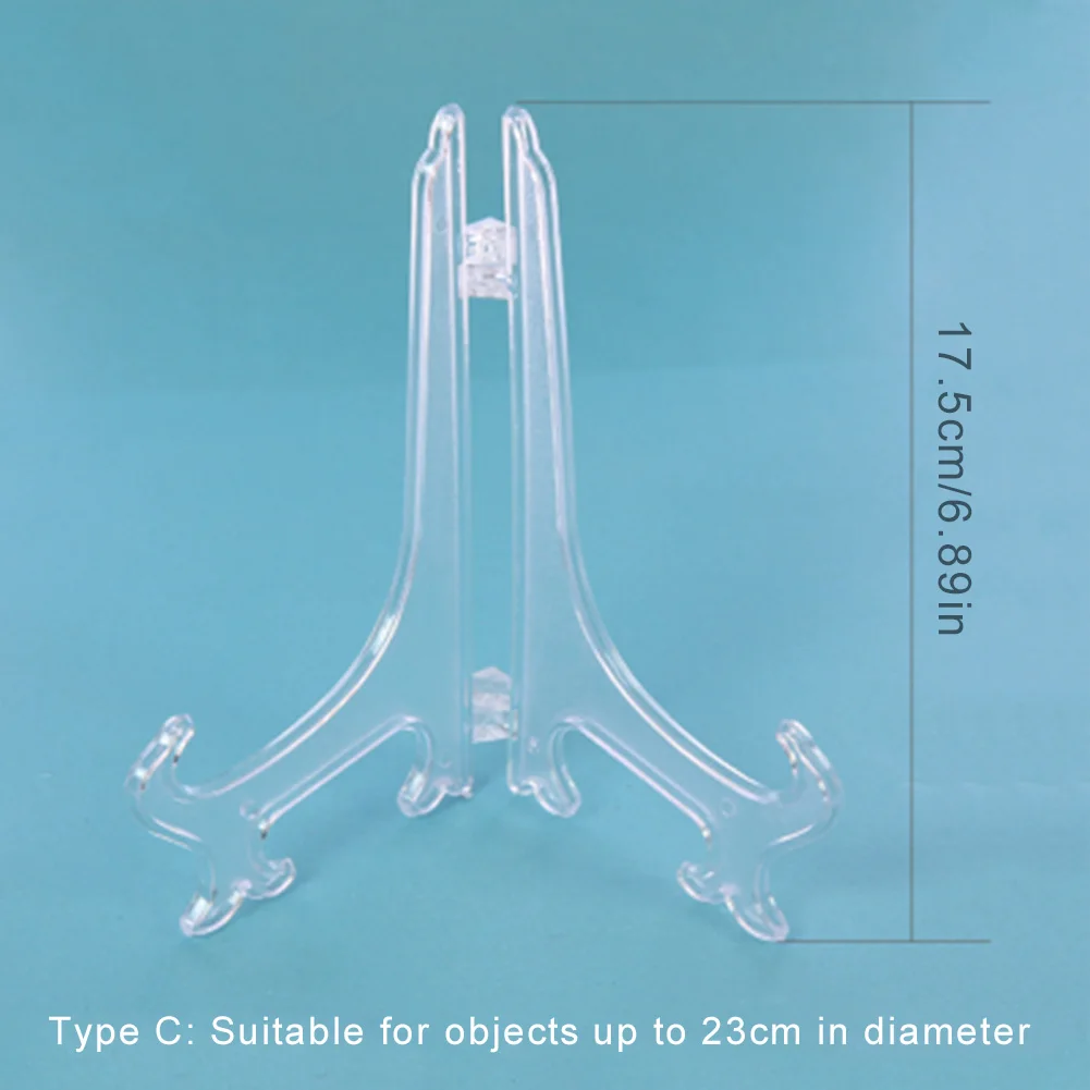 Transparent 3"/4"/5"/6"/7"/8"/9"/10" Display Easel Stand Plate Bowl Picture Frame Photo Pedestal Holder
Transparent 3"/4"/5"/6"/7"/8"/9"/10" Display Easel Stand Plate Bowl Picture Frame Photo Pedestal Holder