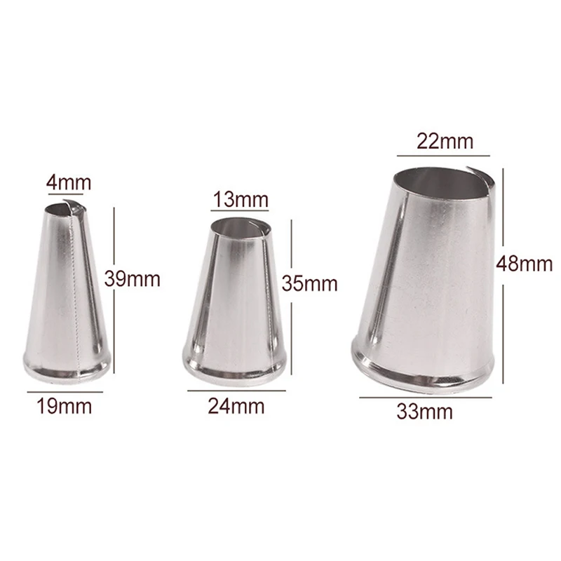 3pcs/set Flowers Icing Piping Nozzles Pastry Tips Fondant Cake Decorating Tools Pastry Cream Cake Kit Tools
3pcs/set Flowers Icing Piping Nozzles Pastry Tips Fondant Cake Decorating Tools Pastry Cream Cake Kit Tools