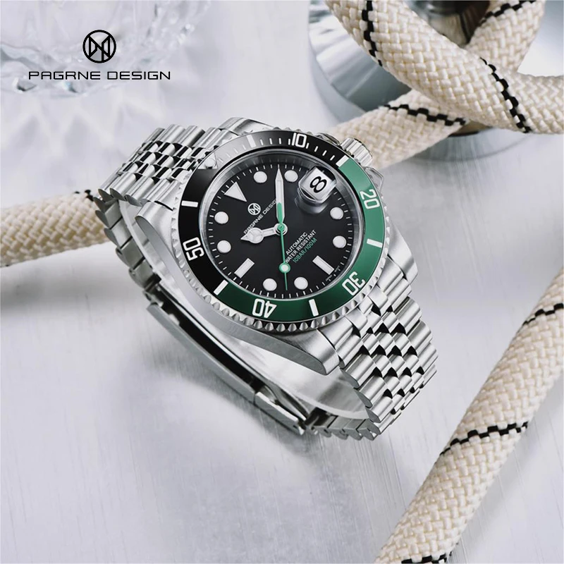 Pagani Design 2021 Simple Fashion Mechanical Watch Classic Sapphire Glass Waterproof Stainless Steel Men's Automatic Watch Reloj
Pagani Design 2021 Simple Fashion Mechanical Watch Classic Sapphire Glass Waterproof Stainless Steel Men's Automatic Watch Reloj