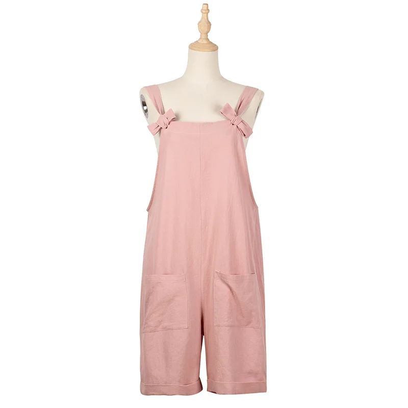 2021 Spring New Spaghetti Strap Playsuits Women Casual Bow Overalls Female Solid Color High Waist Playsuits
2021 Spring New Spaghetti Strap Playsuits Women Casual Bow Overalls Female Solid Color High Waist Playsuits