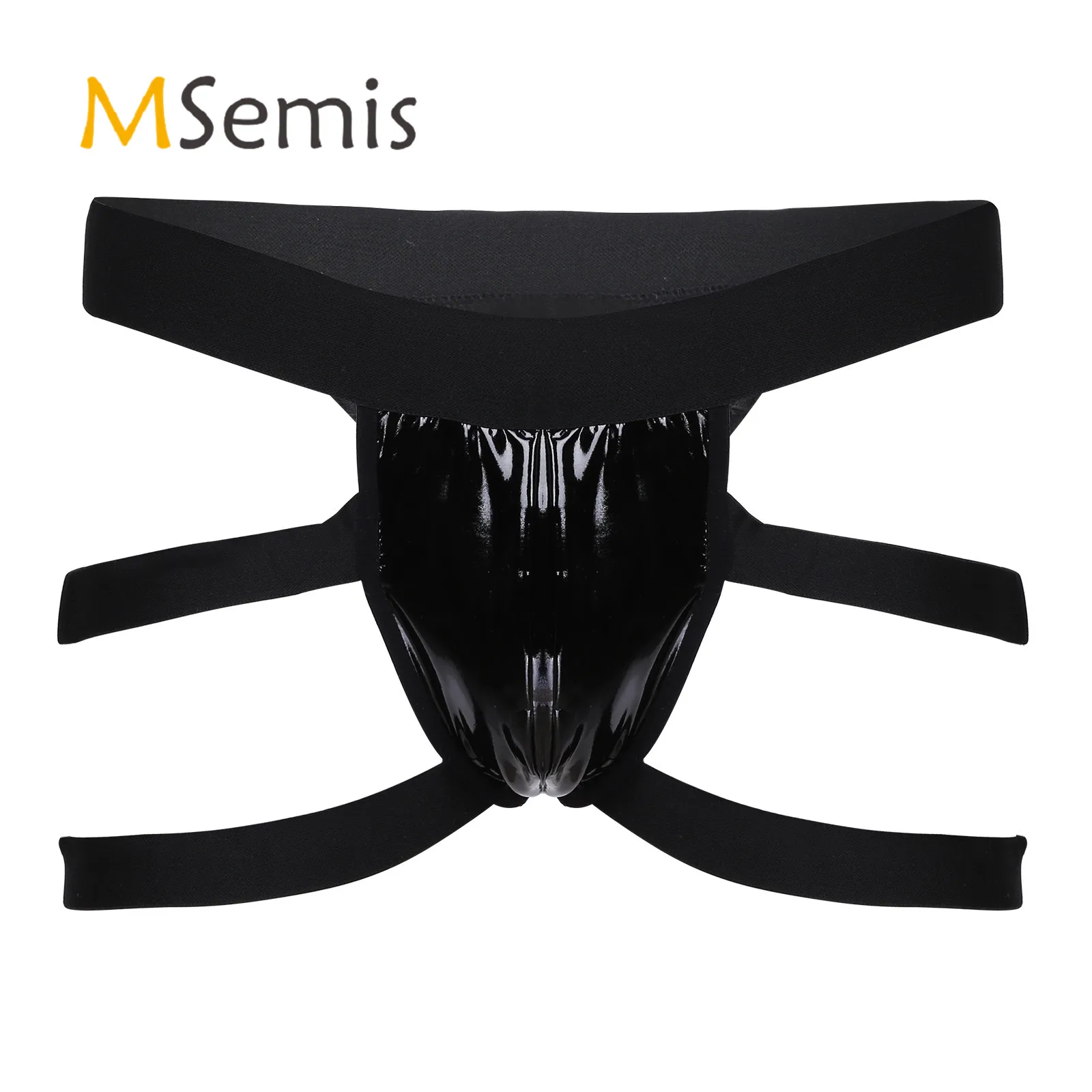 Men Strappy Patent Leather Jockstrap Underwear Underpants T-Back Lingerie Nightwear Club Stage Dancing Performance Costume
Men Strappy Patent Leather Jockstrap Underwear Underpants T-Back Lingerie Nightwear Club Stage Dancing Performance Costume