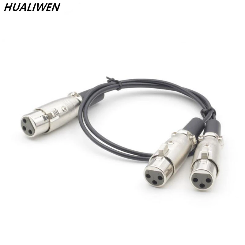 Original 3 Pin XLR FEMALE Jack To Dual 2 FEMALE Plug Y SPLITTER Cable Adaptor 1 FT Foot Cord
Original 3 Pin XLR FEMALE Jack To Dual 2 FEMALE Plug Y SPLITTER Cable Adaptor 1 FT Foot Cord