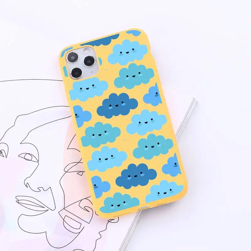 Clouds cute cartoon fashion design pattern Phone Case Candy Color for iPhone 6 7 8 11 12 s mini pro X XS XR MAX Plus
Clouds cute cartoon fashion design pattern Phone Case Candy Color for iPhone 6 7 8 11 12 s mini pro X XS XR MAX Plus
