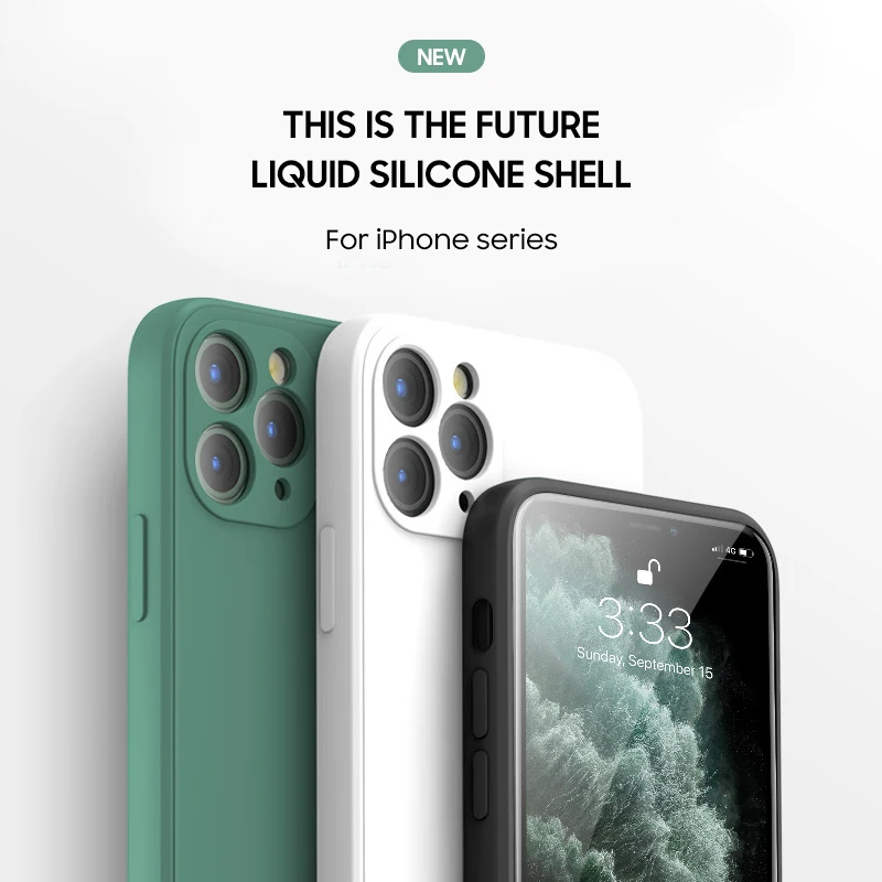 For iPhone 12 Pro Max Case Fashion Liquid Silicone Shockproof Cover For iPhone 12 mini 11 Pro XR XS Max X 8 7 Plus SE 2020 Case
For iPhone 12 Pro Max Case Fashion Liquid Silicone Shockproof Cover For iPhone 12 mini 11 Pro XR XS Max X 8 7 Plus SE 2020 Case