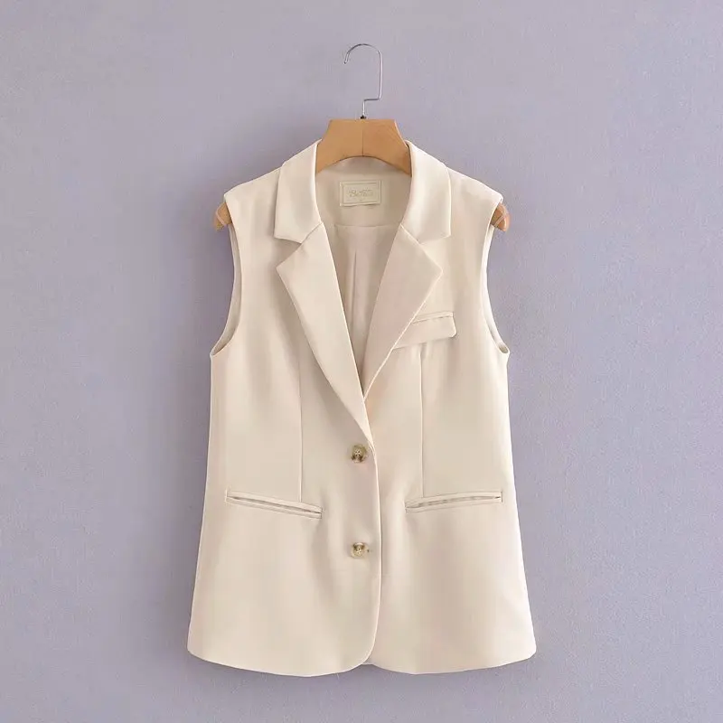 2021 New Women Fashion Spring Casual Sleeveless Outer Vest Retro Sleeveless Female Outerwear Streetwear
2021 New Women Fashion Spring Casual Sleeveless Outer Vest Retro Sleeveless Female Outerwear Streetwear