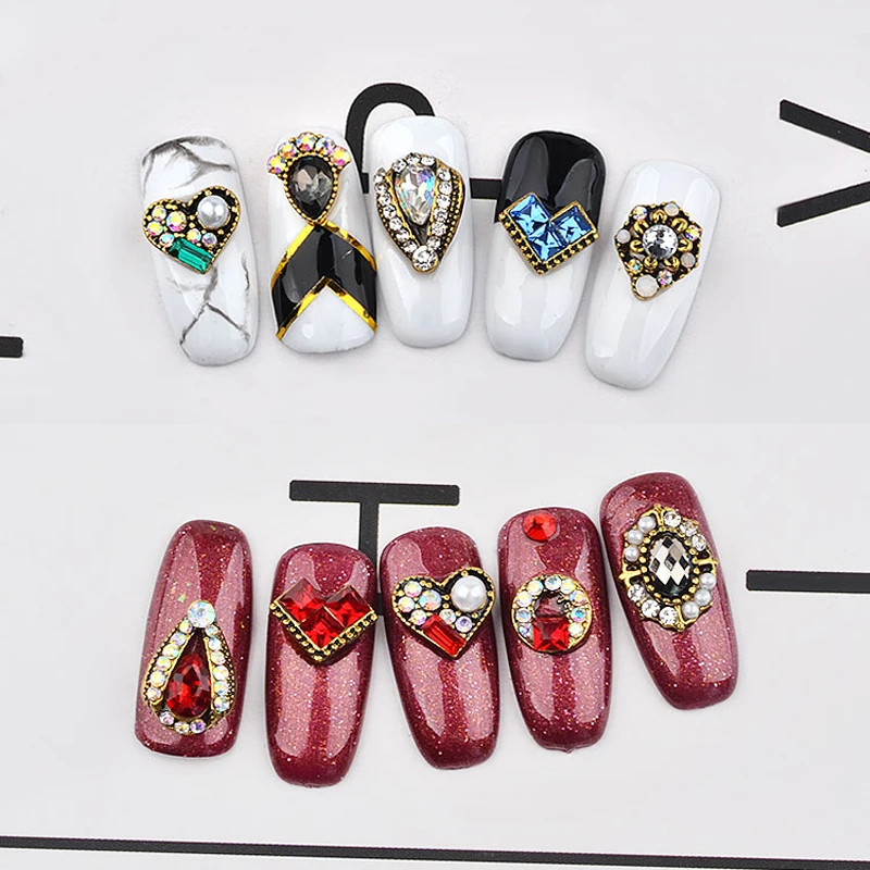 5pcs AB Rhinestones Nails Crystal Retro Jewelry Diamonds Japan alloy nail charms Ornaments DIY 3D Glitter Nail Art Decorations
5pcs AB Rhinestones Nails Crystal Retro Jewelry Diamonds Japan alloy nail charms Ornaments DIY 3D Glitter Nail Art Decorations