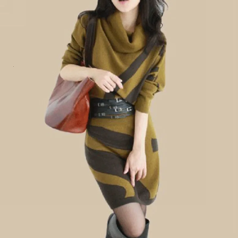 Spring Dress Women Sweater Dress Long Sleeve Stripe Turtleneck Lace Pencil Dress Casual Bodycon Midi Dress Women Winter Dresses
Spring Dress Women Sweater Dress Long Sleeve Stripe Turtleneck Lace Pencil Dress Casual Bodycon Midi Dress Women Winter Dresses