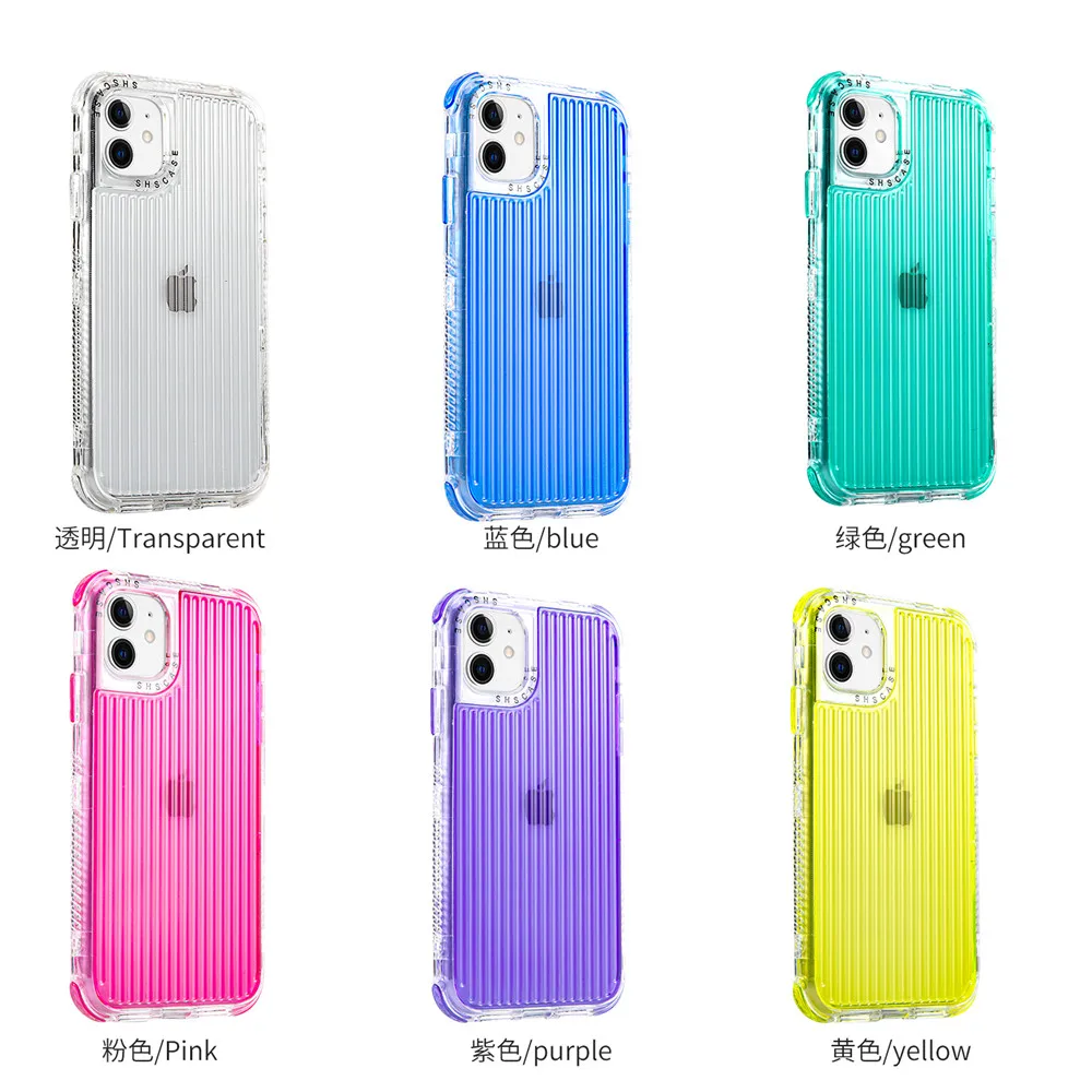 Ultra Thin Stripe Clear Phone Case For iPhone 1312 MINI 11 PRO MAX X XS MAX XR 7 8 PLUS SE2 Candy Color Silicone Soft Back Cover
Ultra Thin Stripe Clear Phone Case For iPhone 1312 MINI 11 PRO MAX X XS MAX XR 7 8 PLUS SE2 Candy Color Silicone Soft Back Cover