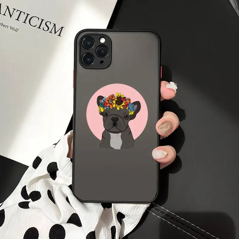 Pug Dog French Bulldog Phone Cases matte transparent For iphone 7 8 11 12 plus mini x xs xr pro max cover
Pug Dog French Bulldog Phone Cases matte transparent For iphone 7 8 11 12 plus mini x xs xr pro max cover