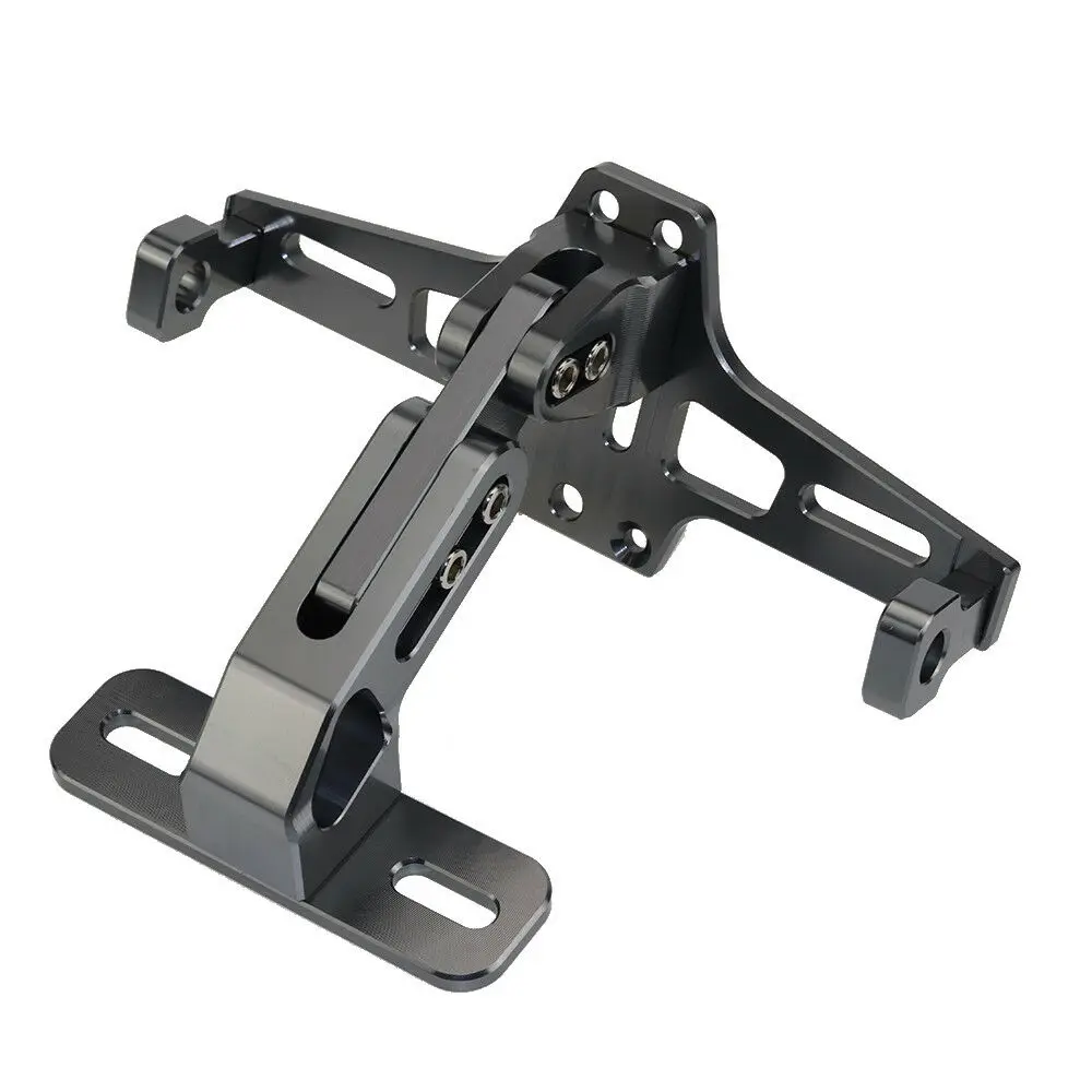 New Motorcycle Adjustable Angle Aluminum License Number Plate Frame Holder CNC Bracket Motorcycle Bracket With Led Light
New Motorcycle Adjustable Angle Aluminum License Number Plate Frame Holder CNC Bracket Motorcycle Bracket With Led Light