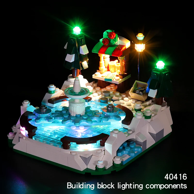 LED light kit for 40416 Winter Ice Rink Christmas Limited Gifts building blocks only lighting
LED light kit for 40416 Winter Ice Rink Christmas Limited Gifts building blocks only lighting