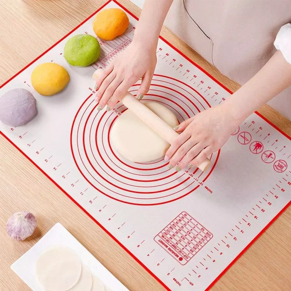Silicone Baking Mat Pizza Dough Maker Pastry Kitchen Gadgets Cooking Tools Utensils Bakeware Kneading Accessories Lot
Silicone Baking Mat Pizza Dough Maker Pastry Kitchen Gadgets Cooking Tools Utensils Bakeware Kneading Accessories Lot