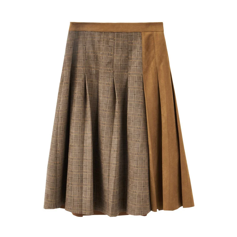 INMAN Autumn Winter Bottom Wear Vintage Korean Fashion Lady Literary Personality Split Contrast Color Plated Women Elegant Skirt
INMAN Autumn Winter Bottom Wear Vintage Korean Fashion Lady Literary Personality Split Contrast Color Plated Women Elegant Skirt