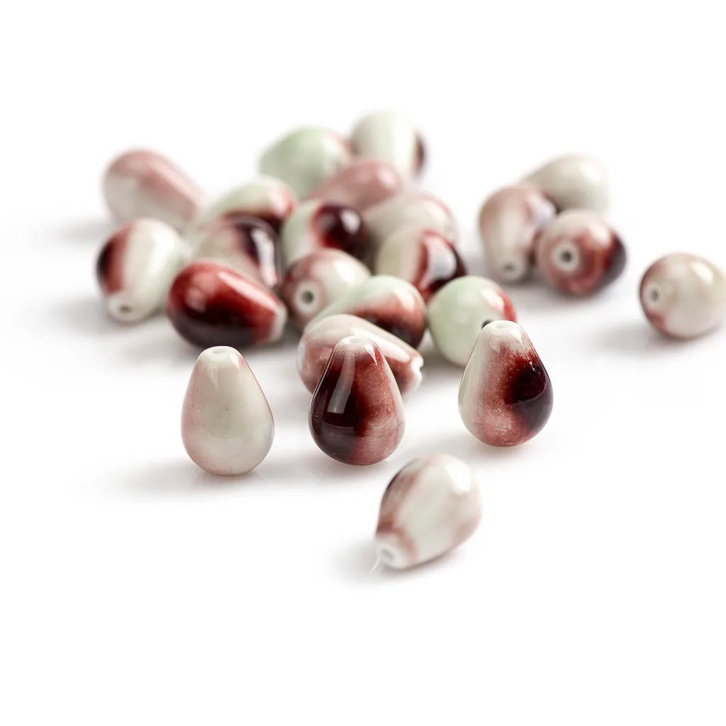 15# 10pcs Special Drop-Shaped Blood-Colored Ceramic Beads Ancient Jewelry Making Part for Necklaces Bead #XN067
15# 10pcs Special Drop-Shaped Blood-Colored Ceramic Beads Ancient Jewelry Making Part for Necklaces Bead #XN067