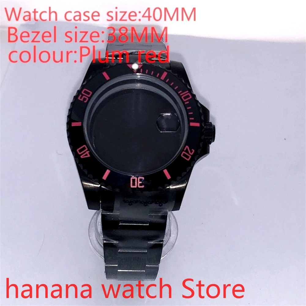 Suitable for NH35 36 Mingzhu2813 Miyata automatic winding 40mm sealed back black box series, with rotating plum red bezel
Suitable for NH35 36 Mingzhu2813 Miyata automatic winding 40mm sealed back black box series, with rotating plum red bezel