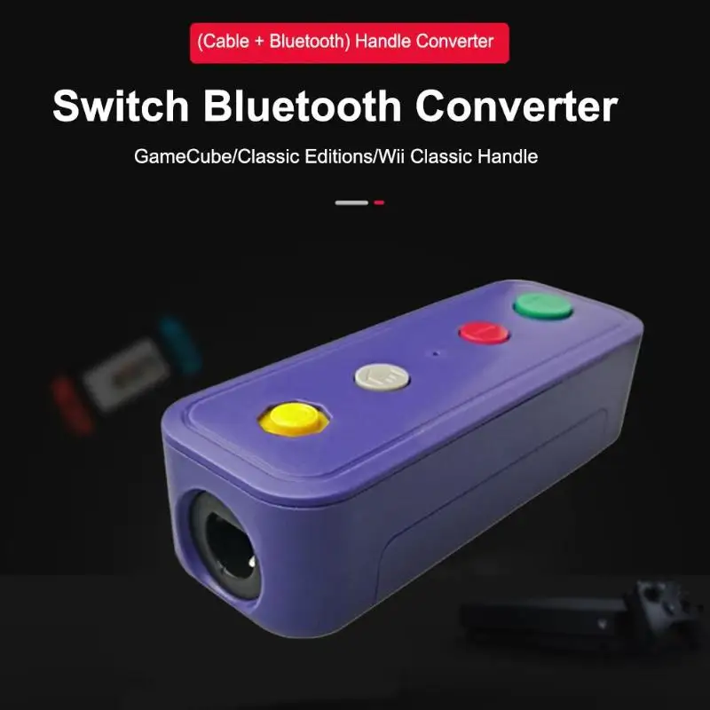 Wireless Controller USB Gamepad Joycon Converter With Cable Receiver Fit for GameCube/Classic Editions/Wii Classic | Электроника