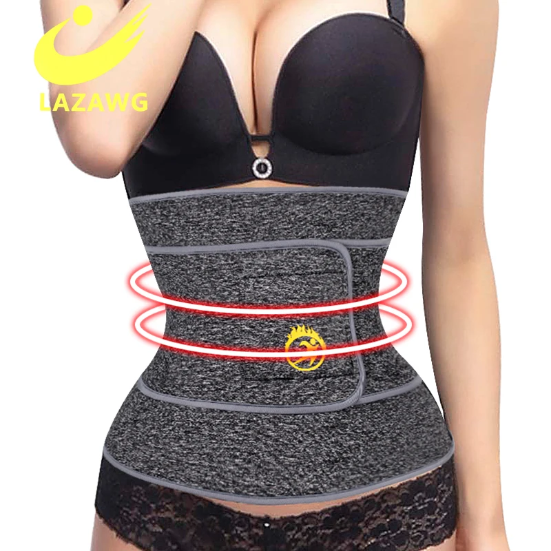 LAZAWG Waist Trainer Body Shaper Women Sauna Sweat Belt Tummy Wrap Girdle Trainer Shapers Body Waist Corset Slimming Shapewear
LAZAWG Waist Trainer Body Shaper Women Sauna Sweat Belt Tummy Wrap Girdle Trainer Shapers Body Waist Corset Slimming Shapewear