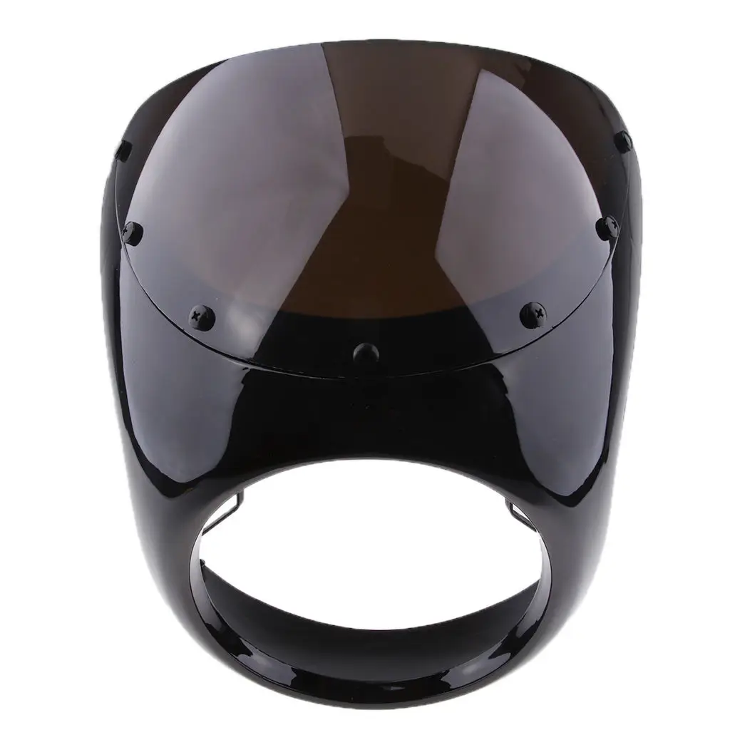 7" Motorcycle Universal Retro Headlight Fairing Wind Screen For Cafe Racer Less Turbulence Improves Stability Performance
7" Motorcycle Universal Retro Headlight Fairing Wind Screen For Cafe Racer Less Turbulence Improves Stability Performance