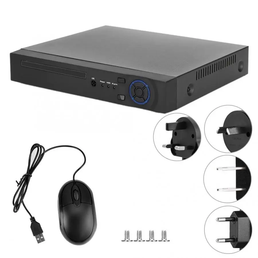5MP HD 16CH H.265 NVR сетевой видеорегистратор на жестком диске для ONVIF 100 240V Сетевой