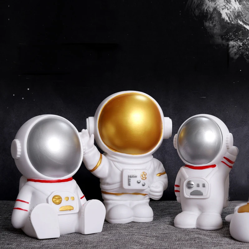 Seated Astronaut Children's Toy Gift Home Decoration Money Box Piggy Bank Coin Piggy Bank Piggy Bank Children's Coin Box
Seated Astronaut Children's Toy Gift Home Decoration Money Box Piggy Bank Coin Piggy Bank Piggy Bank Children's Coin Box