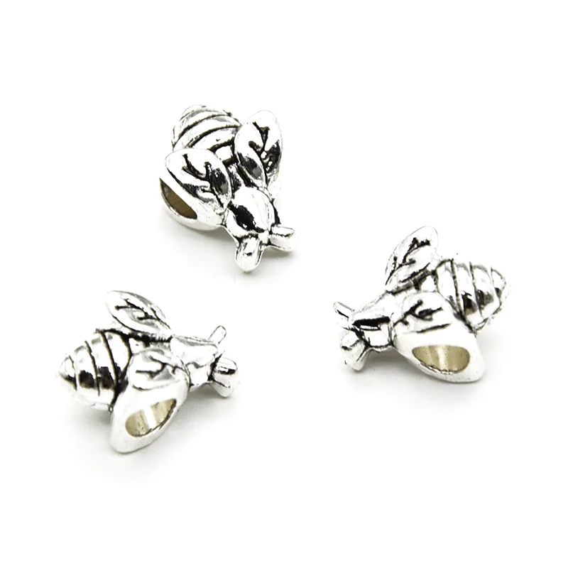 7Pcs Hot Sell Alloy Metal Honeybee Beads Charms Fit DIY Handmade Finding Jewelry Accessories Hole dia 4mm
7Pcs Hot Sell Alloy Metal Honeybee Beads Charms Fit DIY Handmade Finding Jewelry Accessories Hole dia 4mm