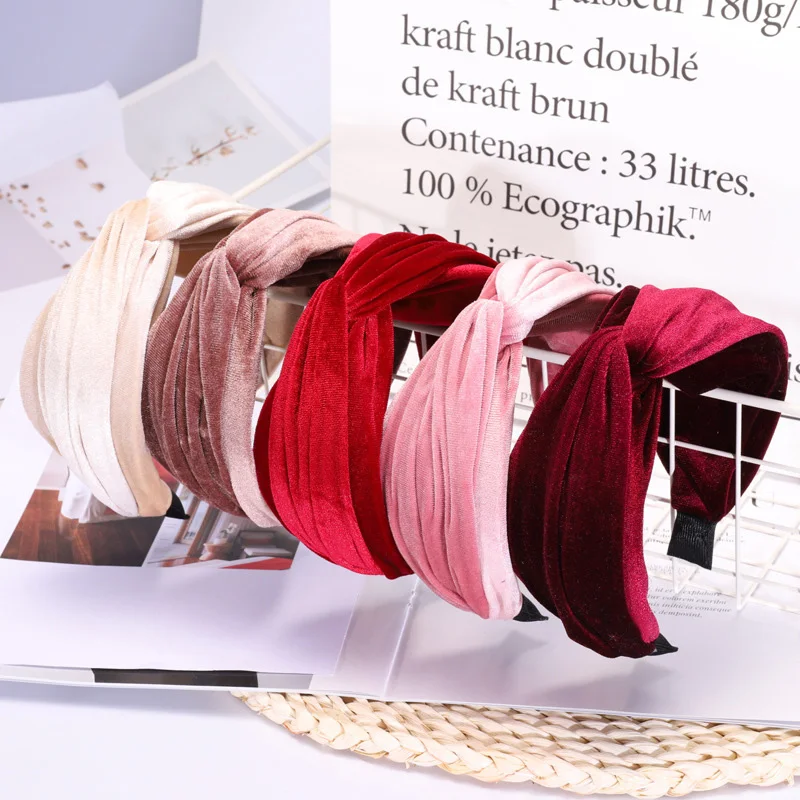 Hot Sale Women Wide Headband Velvet Hairbands Twist Bow Autumn Knot Cross Width Hairband Red Blue Vintage Hair Band Accessories
Hot Sale Women Wide Headband Velvet Hairbands Twist Bow Autumn Knot Cross Width Hairband Red Blue Vintage Hair Band Accessories