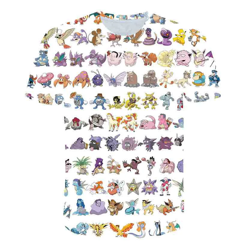 2021New The latest Pokémon series 3D printed T-shirt boy girl wild face casual O-neck short sleeve Cosplay funny T-shirt Pokemon
2021New The latest Pokémon series 3D printed T-shirt boy girl wild face casual O-neck short sleeve Cosplay funny T-shirt Pokemon