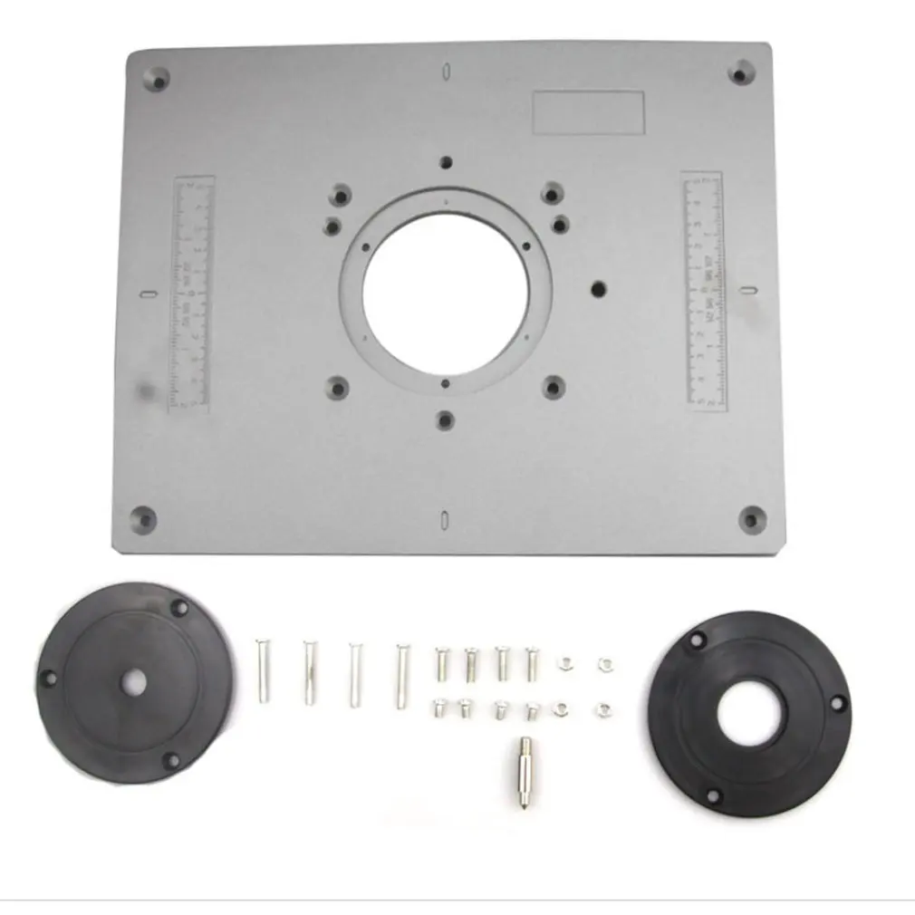 Multifunctional Aluminum Router Table Insert Plate Trimmer Engraving Machine Woodworking Bench Router Plate
Multifunctional Aluminum Router Table Insert Plate Trimmer Engraving Machine Woodworking Bench Router Plate