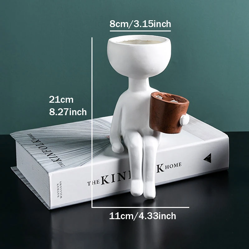 Character Avatar Resin Flower Pot Simulation Art Sculpture Meaty Flowerpot Desktop Decoration Home Micro Landscape Jewelry
Character Avatar Resin Flower Pot Simulation Art Sculpture Meaty Flowerpot Desktop Decoration Home Micro Landscape Jewelry