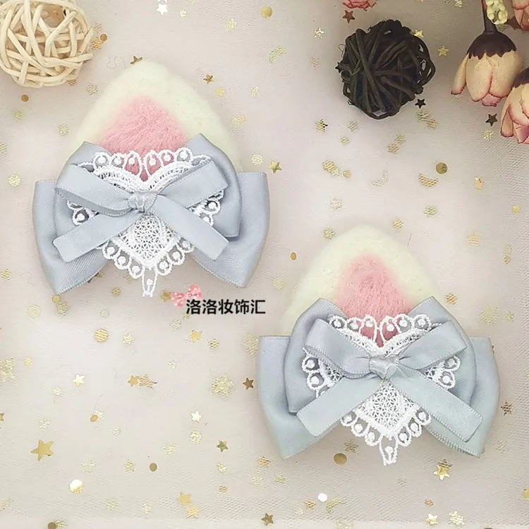 Lolita Anime Kawaii Hair Clip Soft Sister Cosplay maid Cat Ears Side Clip Hairpin Love Heart Bowknot Sweet lovely Hair accessory
Lolita Anime Kawaii Hair Clip Soft Sister Cosplay maid Cat Ears Side Clip Hairpin Love Heart Bowknot Sweet lovely Hair accessory