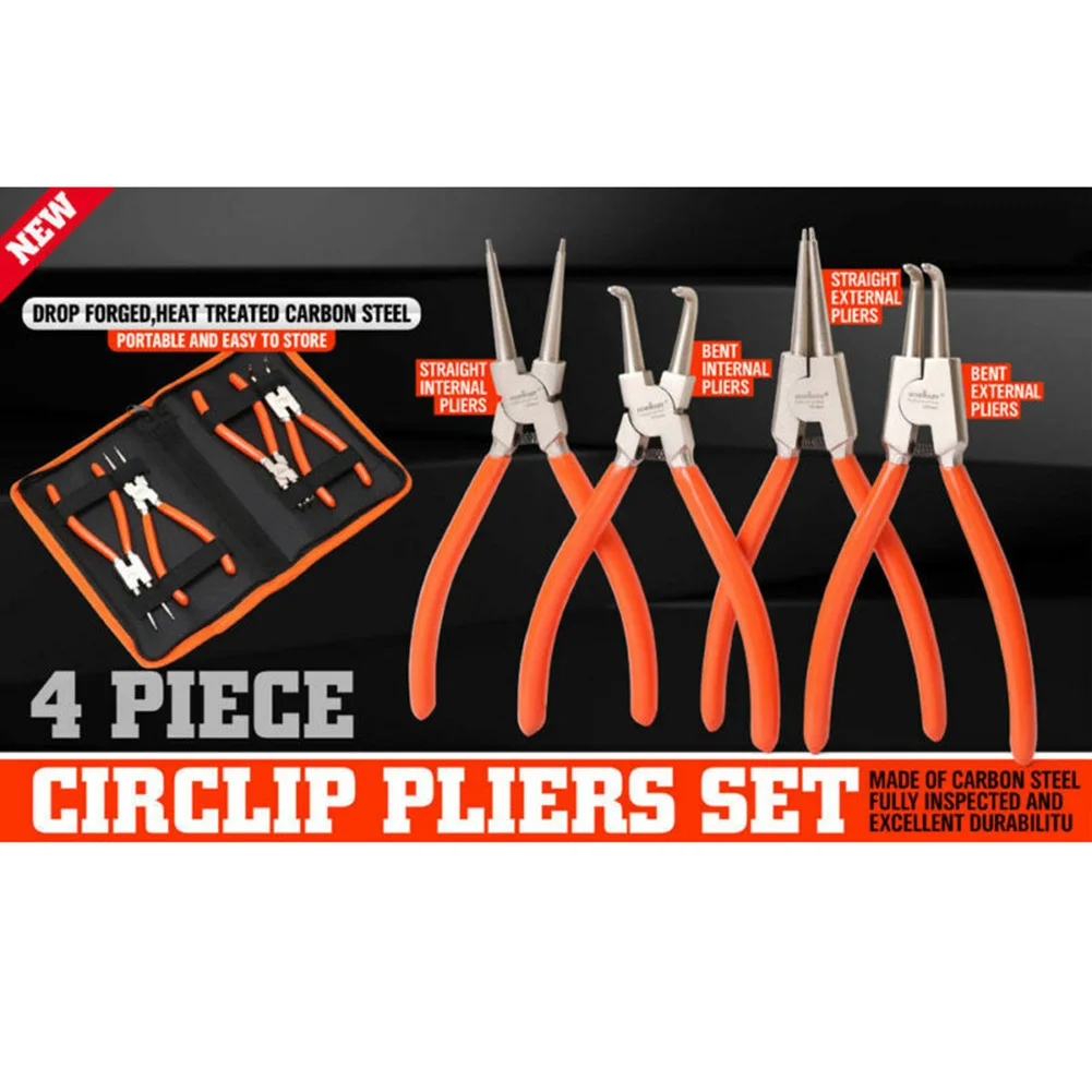 Remove 4pcs Internal External 7\\\\\\\\\\\\\\\\\\\\\\\\\\\\\\\" Pliers Set Internal / External / Bent / Straight Ring
Remove 4pcs Internal External 7\\\\\\\\\\\\\\\\\\\\\\\\\\\\\\\" Pliers Set Internal / External / Bent / Straight Ring