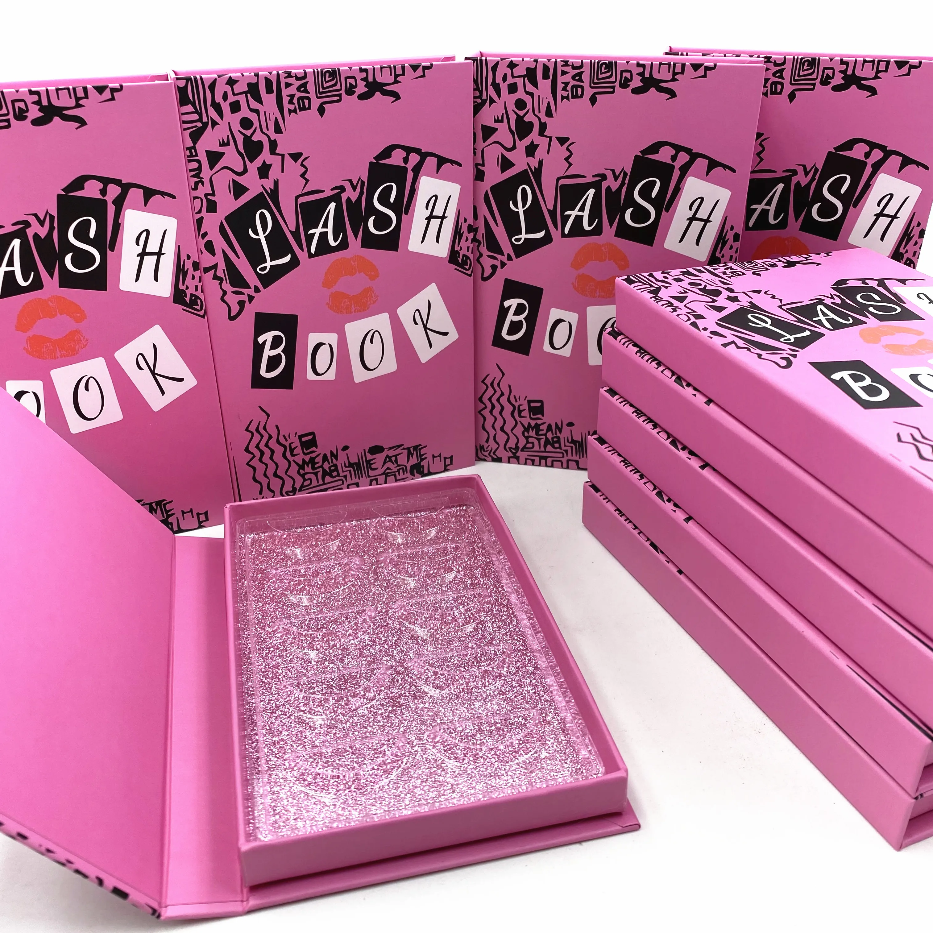 5pairs 3D mink lashes handmade false eyelashes fluffy dramatic eyelash natural eye makeup Eye imitation eyelashes box packaging 
5pairs 3D mink lashes handmade false eyelashes fluffy dramatic eyelash natural eye makeup Eye imitation eyelashes box packaging