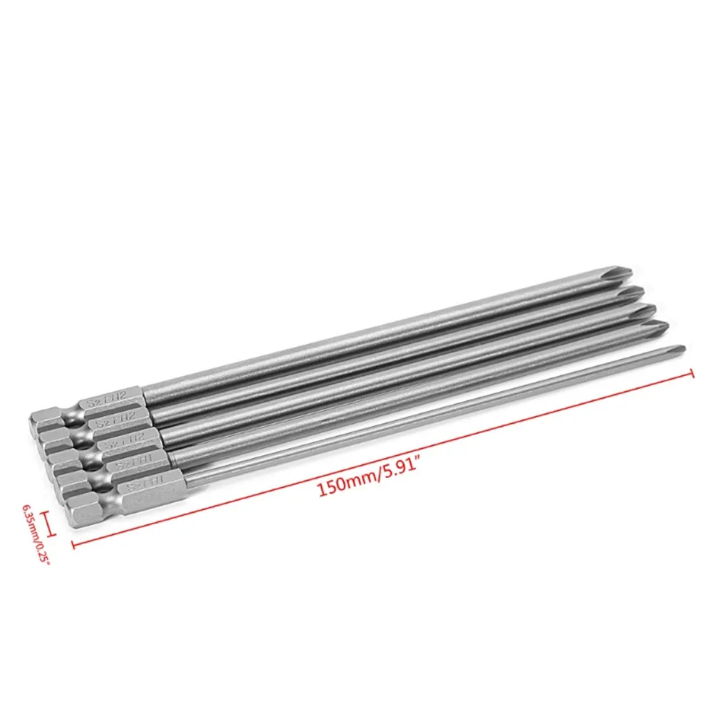 10Pcs 1/4\\'\\' 150mm Long S2 Magnetic Cross Head PH1 PH2 Electric Screwdriver Bit Electric Screwdriver S2 Alloy Steel
10Pcs 1/4\\'\\' 150mm Long S2 Magnetic Cross Head PH1 PH2 Electric Screwdriver Bit Electric Screwdriver S2 Alloy Steel