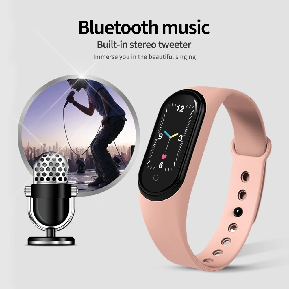 Answer Call M5 Smart Band Fitness Tracker Smartwatch Sport Bracelet Heart Rate Blood Pressure Smartband Monitor Health Wristband
Answer Call M5 Smart Band Fitness Tracker Smartwatch Sport Bracelet Heart Rate Blood Pressure Smartband Monitor Health Wristband