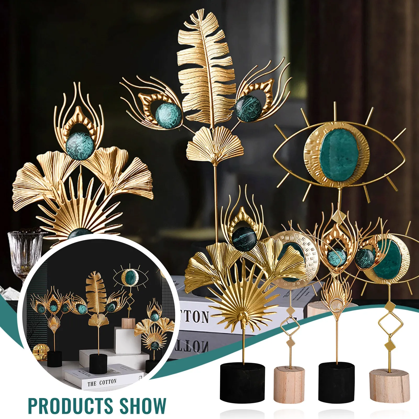 NORDIC WROUGHT IRON CRAFTS ORNAMENTS CREATIVE GOLDEN DESKTOP FIGURINES MINIATURE Art Livingroom Model Room Furnishings
NORDIC WROUGHT IRON CRAFTS ORNAMENTS CREATIVE GOLDEN DESKTOP FIGURINES MINIATURE Art Livingroom Model Room Furnishings