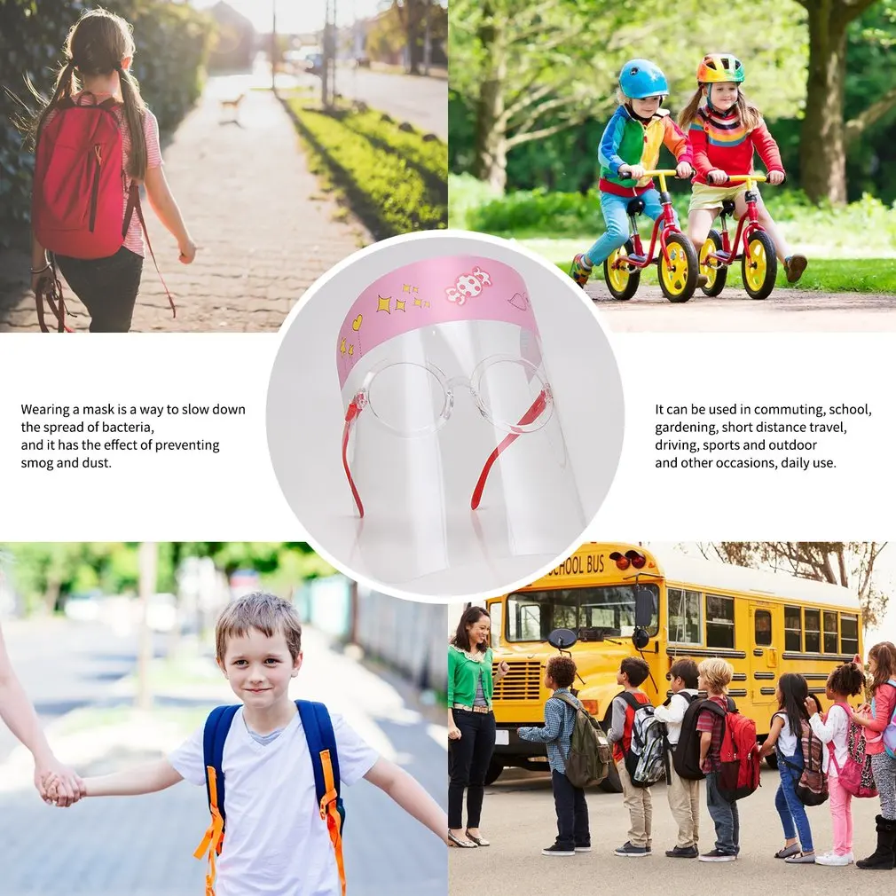 Cartoon Glasses Frame Protective Mask Anti-splash Face Shield Glasses Transparent Protective Isolation Goggles For Children
Cartoon Glasses Frame Protective Mask Anti-splash Face Shield Glasses Transparent Protective Isolation Goggles For Children